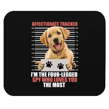 Discover Labrador AFFECTIONATE TRACKER Four Legged Spy Mouse Pads