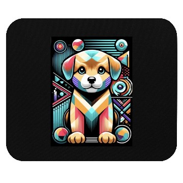 Discover Space Puppy Mouse Pads
