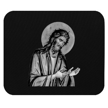 Discover Scary Knight Clothing Catholic Praying Mouse Pads