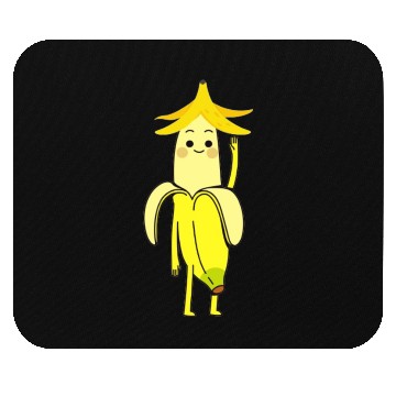 Discover banana says hello Mouse Pads