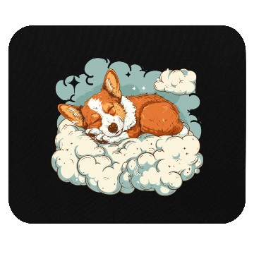 Discover Corgi Cloud Dreamer Mouse Pads