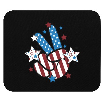 Discover Peace Sign Freedom Mouse Pads