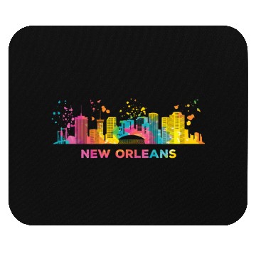 Discover New Orleanian Skyline New Orleans Mouse Pads