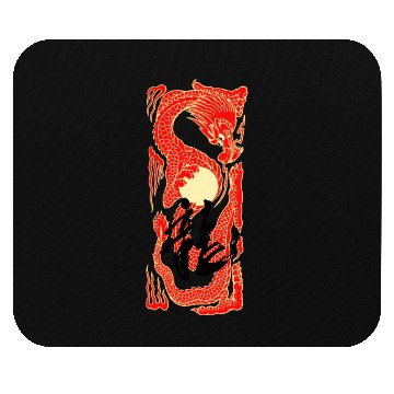 Discover Japanese Dragon Sunset Tattoo Mouse Pads