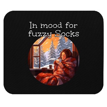 Discover fuzzy Clothes Winter Socks Mouse Pads