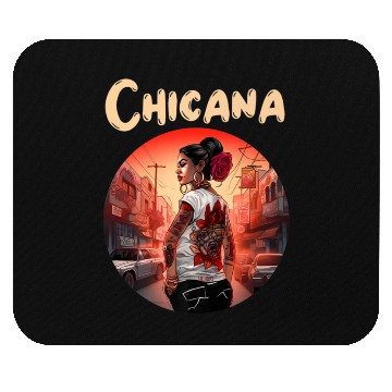 Discover Chicana Lowrider Clothes Mexican American Mouse Pads