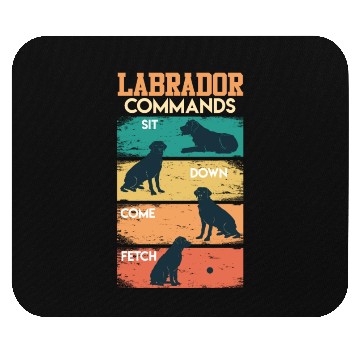Discover Labrador COMMANDOS Labrador Lovers Funny Mouse Pads