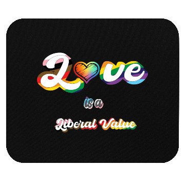Discover Love is Liberal Value Mouse Pads