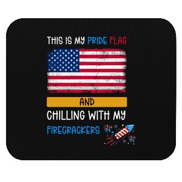 Discover This Is My Pride Flag USA American 4th Of July Mouse Pads