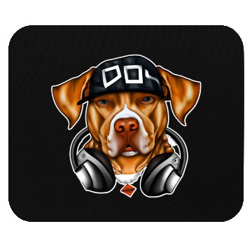 Discover Pitbull Clothing Hipster Graphic Premium Mouse Pads