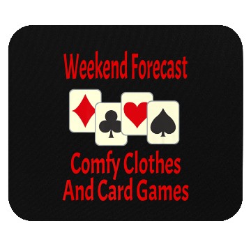 Discover Weekend Forecast Card Player Funny Mouse Pads