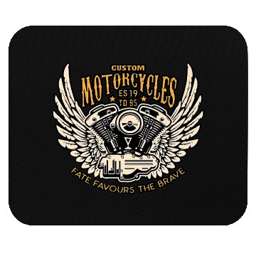 Discover Motorcyclists chopper clothing Premium Mouse Pads