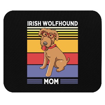Discover Mothers Day Dog With Sunglasses Irish Wolfhound Mouse Pads