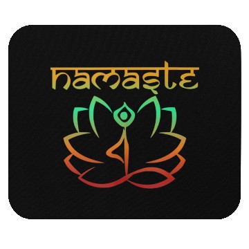 Discover Zen AF Yoga Clothes Mouse Pads