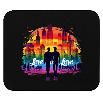 Discover Love is Love: Celebrate Pride and Diversity Mouse Pads