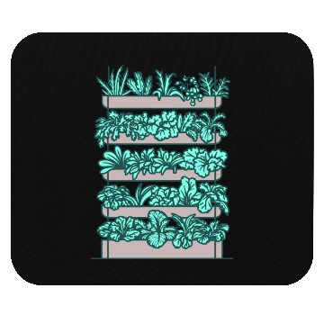 Discover Vertical Vegetable Veggie Garden Mouse Pads