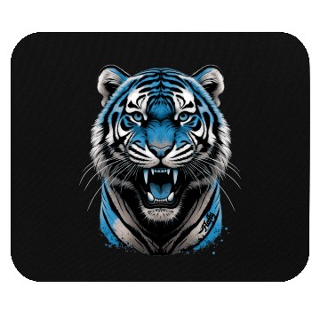 Discover Blue Tiger  D83D DC99 Mouse Pads