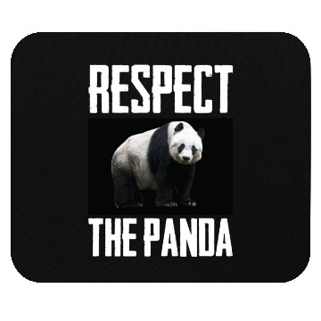 Discover Respect The Panda Photo Animal Lover Cute Panda Mouse Pads