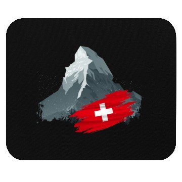Discover Vacation Skiing, Hiking, Mountain Switzerland Mouse Pads