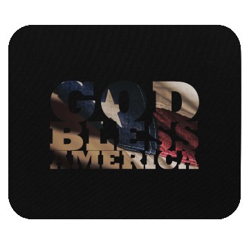 Discover God Bless America Mouse Pads