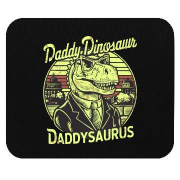 Discover Daddy Dinosaur Daddysauru Supernatural Mouse Pads