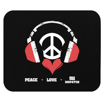 Discover 911 Dispatcher Operator Emergency Radio Dispatch Mouse Pads