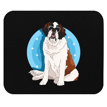Discover St. Bernhard Saint Bernards Dog Owner Mouse Pads