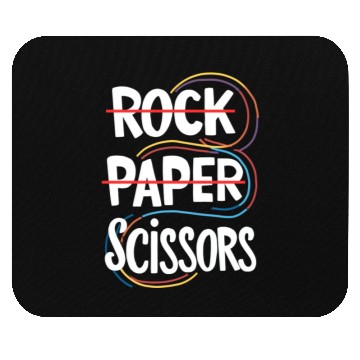 Discover Rock Paper Scissors Lesbian Funny Gay Pride LGBT Mouse Pads