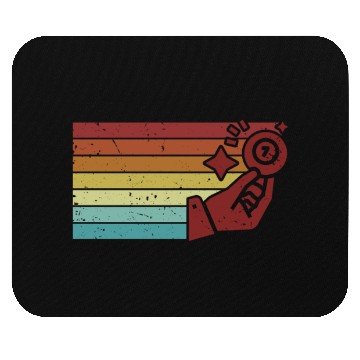 Discover Retro Daubers Professional Caller Bingo Lover Mouse Pads