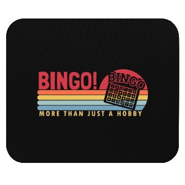 Discover Bingo more than a Hobby Caller Daubers Mouse Pads