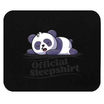 Discover official sleepshirt panda Mouse Pads