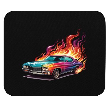 Discover Retro American Racing Muscle Car Mouse Pads