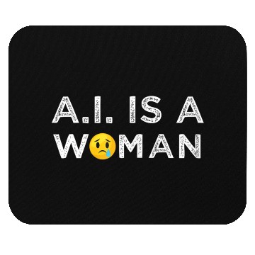 Discover AI Woman Technology Computer Science Mouse Pads
