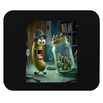 Discover Funny Pickle Surprise Cucumber Pickles Mouse Pads