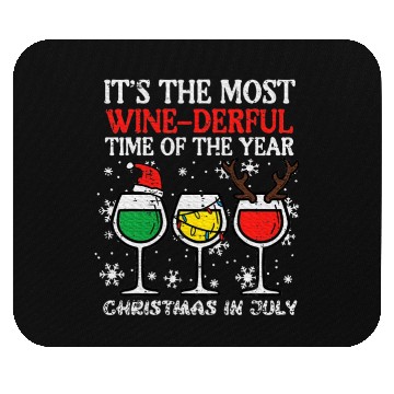 Discover Christmas In July Winederful Mouse Pads