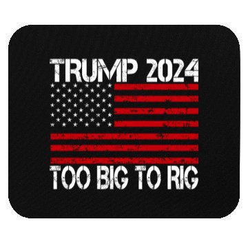 Discover 2024 Elections Too Big To Rig Mouse Pads