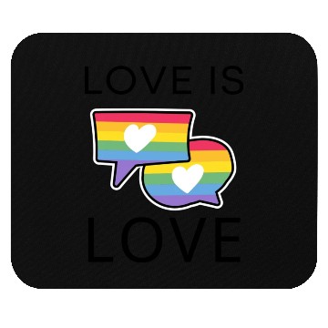 Discover love is love pride month Mouse Pads