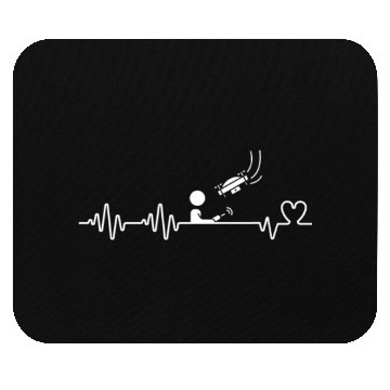Discover Drone Pilot Quadcopter Heartbeat Funny Drone Pilot Mouse Pads