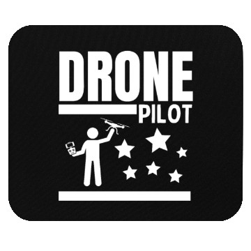 Discover Drone Pilot Quadcopter Proud Funny Drone Pilot Mouse Pads