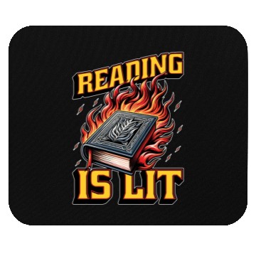 Discover Literature Teacher Reading Is Lit Educator Bookish Mouse Pads