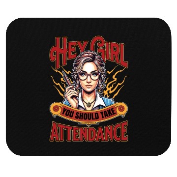 Discover Literature Teacher Hey Girl You Should Bookworm Mouse Pads
