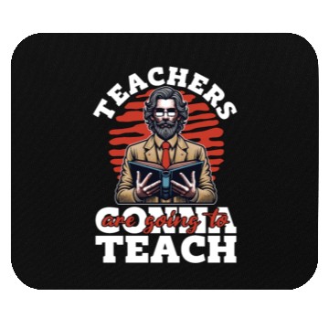 Discover Literature Teachers Gonna Teach Instructor Bookish Mouse Pads