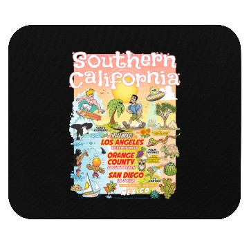 Discover Southern California Paradise Mouse Pads