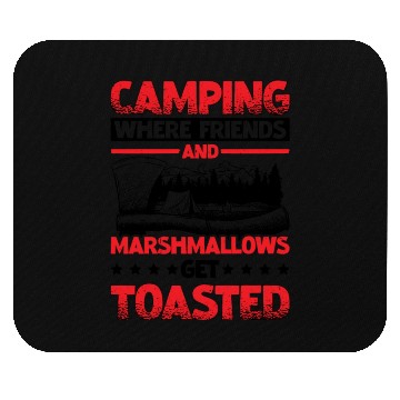 Discover Camping Where Friends and Marshmallows Toast 2 Mouse Pads