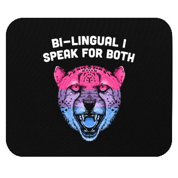 Discover Bilingual I Speak for Both Bisexual Pride Month Bi Mouse Pads