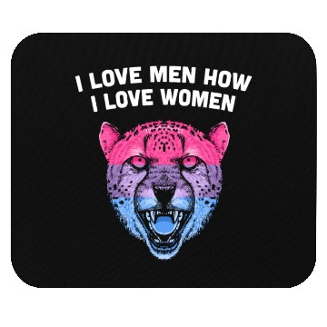 Discover I Love Men How I Love Women Bisexual LGBTQ Bi Prid Mouse Pads