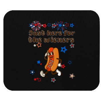 Discover Just Here Wieners Funny Mouse Pads