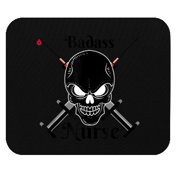 Discover Badass Nurse Nursing student Mouse Pads