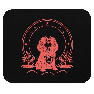 Discover Cavalier King Charles Spaniel Celestial Tarot Card Mouse Pads