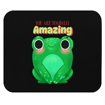 Discover Toad with funny quote Mouse Pads